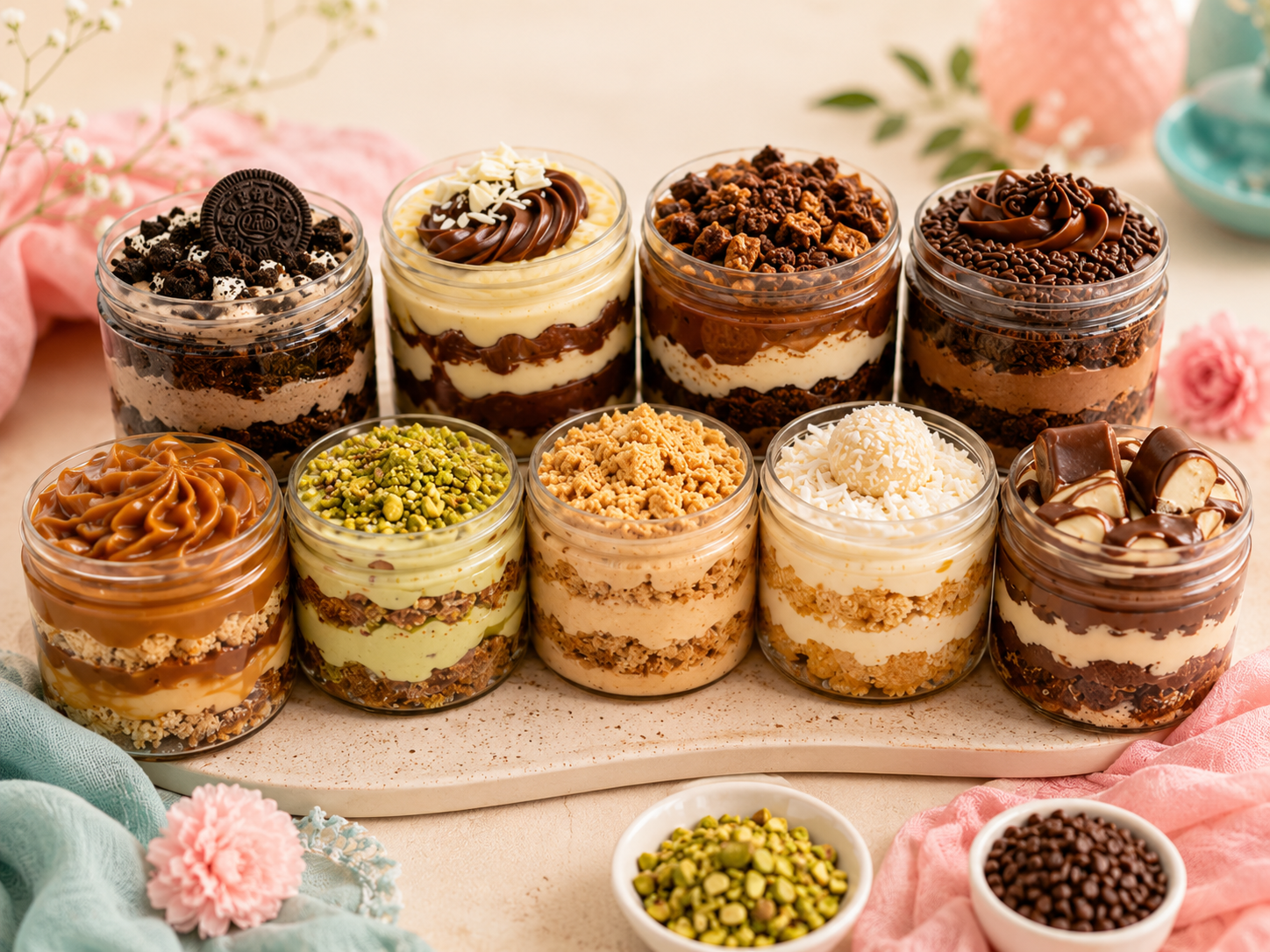 Bolos de pote gourmet da Caseirinhos da Dai